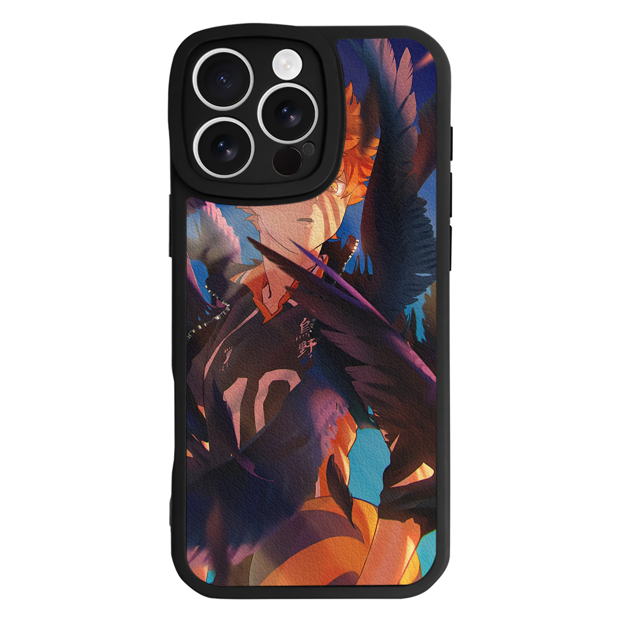 （画像用） ハイキュー!! Haikyu!! 【iPhone 16シリーズ対応】シリコンスマホケース（レザー調） 材質：シリコン